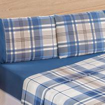 Jogo de lençol solteiro 3pç estampado matelado 200 fios