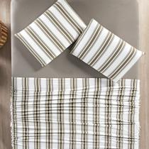 Jogo de lençol Solteiro 3pç fio penteado 100% algodão