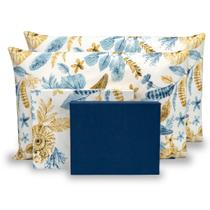 Jogo De Lençol Solteiro 4 Pçs Com Elástico Estampado Percal 180 Fios Jogo De Lençol Solteiro 4 Pçs Com Elástico Estampado Percal 180 Fios