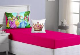 Jogo de lençol solteiro 4pçs percal 300 fios