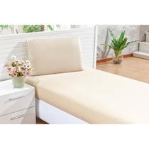 Jogo de Lençol Solteiro Antialérgico 2 Peças Liso - Várias Cores