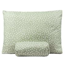 Jogo de Lençol Solteiro Bouti Basic Estampado 180 Fios 2 Peças - Poa Verde Cha