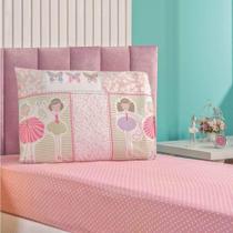 Jogo De Lençol Solteiro Bouti Kids Infantil Estampado 2 Peças Ballet