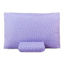 Jogo De Lençol Solteiro Classic Estampado 160 Fios 2 Peças - Poa Lilas Jogo De Lençol Solteiro Classic Estampado 160 Fios 2 Peças - Poa Lilas