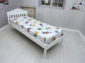 Jogo de lençol solteiro com elástico e fronha pokémon 1 - le-po1