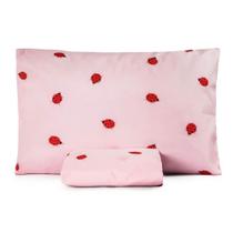 Jogo de Lençol Solteiro Essencialle 150 Fios 2 Peças - Joaninha - Casa Modelo Enxovais Jogo de Lençol Solteiro Essencialle 150 Fios 2 Peças - Joaninha - Casa Modelo Enxovais