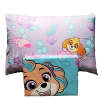 Jogo De Lençol Solteiro Infantil 3 Peças Patrulha Canina Menina