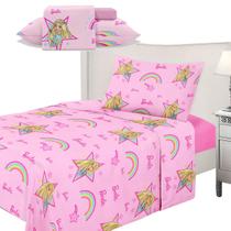Jogo de Lençol Solteiro Infantil Kids Com 3 Peças 300 Fios - Jolitex Ternille Baby Jolitex Cor:Barbie Jogo de Lençol Solteiro Infantil Kids Com 3 Peças 300 Fios - Jolitex Ternille Baby Jolitex Cor:Barbie