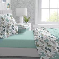 Jogo De Lençol Solteiro King 4 Pç Percal Flex 7 Estampas