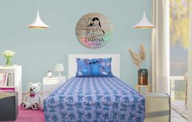 Jogo de lençol Solteiro Malha Doce Vida Joy Disney 2 peças Jogo de lençol Solteiro Malha Doce Vida Joy Disney 2 peças