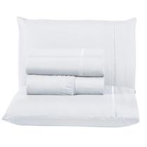 Jogo de Lençol Solteiro Malha Micropercal 02 Peças Com Elástico