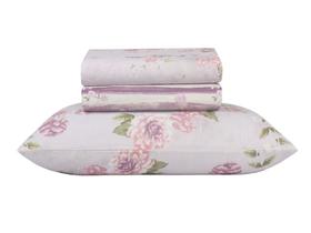 Jogo De Lençol Solteiro Menina Juvenil Floral Kit 3 Pcs