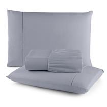 Jogo de Lençol Solteiro Palito 400 Fios Com 02 Peças Micro Percal Jogo de Cama