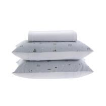 Jogo De lençol Solteiro Simples Kacyumara Malha 02 Peças Sofee