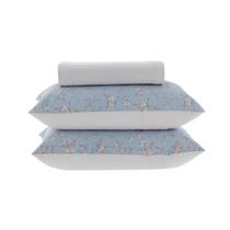 Jogo De lençol Solteiro Simples Kacyumara Malha 02 Peças Sofee