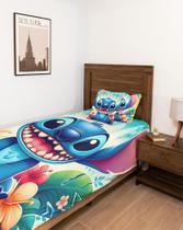 Jogo De Lençol Solteiro Stitch Presente De Aniversário 3peças Jogo De Lençol Solteiro Stitch Presente De Aniversário 3peças