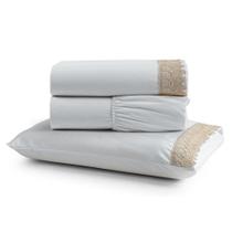 Jogo De Lençol Solteiro Suavitec Grippir 3 Peças - Branco Jogo De Lençol Solteiro Suavitec Grippir 3 Peças - Branco