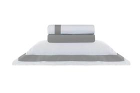 Jogo de lençol st germain prata 300 fios