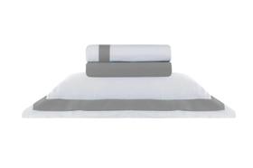 Jogo de lençol st germain prata 300 fios