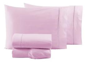 Jogo De Lençol Super King 4 Peças 400 Fios 100% Algodão ROSA Jogo De Lençol Super King 4 Peças 400 Fios 100% Algodão ROSA