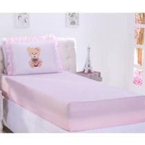 Jogo de Lençol Ursinha Solteiro 2 peças Deccoralle