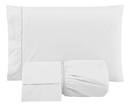 Jogo De Lençol Versatile Ponto Palito Simples 3 Peças Casal