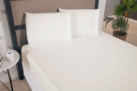 Jogo De Lençol Versatile Ponto Palito Simples 3 Peças King