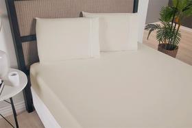 Jogo De Lençol Versatile Ponto Palito Simples 3 Peças Queen Jogo De Lençol Versatile Ponto Palito Simples 3 Peças Queen