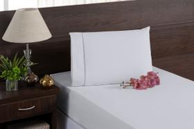 Jogo de Lençol Viúva Solteirão 2 Peças 180 Fios Com Elástico para Cama Viúva ou Solteiro Especial Fronha Ponto Palito