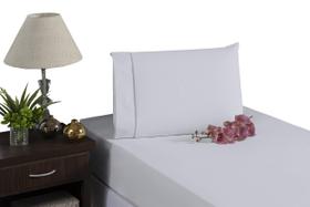 Jogo de Lençol Viúva Solteirão 2 Peças 180 Fios Com Elástico para Cama Viúva ou Solteiro Especial Fronha Ponto Palito