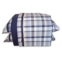 Jogo De Lençol Vivain Flanela Casal Safira 4 Peças Jogo De Lençol Vivain Flanela Casal Safira 4 Peças