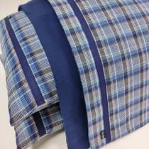 Jogo de lençol VivaIN flanela Cianita