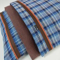 Jogo de lençol VivaIN flanela SOLTEIRO Cianita marrom 3 peças