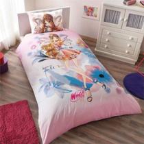 Jogo de Lençol Winx Flora Licenciado - Solteiro Jogo de Lençol Winx Flora Licenciado - Solteiro