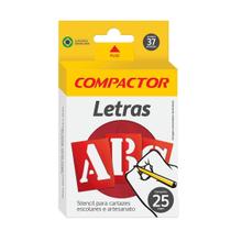 Jogo de Letras ABC 25 mm - Compactor