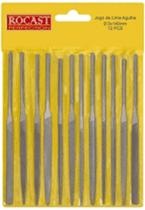 Jogo De Lima Agulha 140 Mm 12 Peças