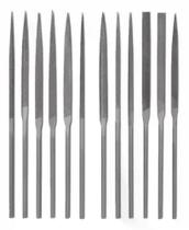 Jogo de lima agulha com 12 peças - 140mm