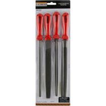 Jogo de Lima Bastardas 8'' com Cabo 4 peças - Rocast Jogo de Lima Bastardas 8'' com Cabo 4 peças - Rocast