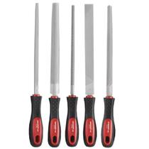 Jogo de Limas Cabo Plástico com 5 Peças Gedore Jogo de Limas Cabo Plástico com 5 Peças Gedore