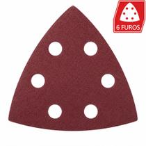 Jogo De Lixa Triangular 93x93x93mm Worker 10 Peças 5 Granulações