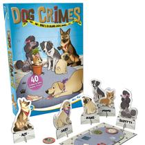 Jogo de lógica ThinkFun Dog Crimes para crianças maiores de 8 anos com 40 Chal.