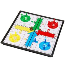 Jogo de Ludo Magnético Dobrável Amerous - 10"