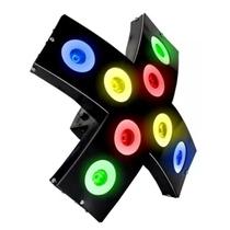 Jogo De Luz 8 Canhão De Led Ritmico Iluminação Jogo De Luz 8 Canhão De Led Ritmico Iluminação