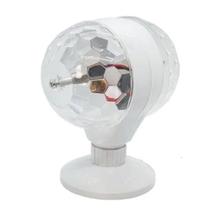 Jogo de Luz Bola Maluca Mini Dupla Giratória Festas Globo