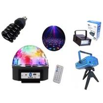 Jogo de Luz kit Luzes Balada Com Luz Negra Globo Luminaçao Jogo de Luz kit Luzes Balada Com Luz Negra Globo Luminaçao