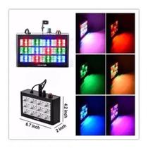 Jogo De Luzes Led Room Strobo 12 Leds Rítmico Bivolt