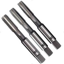 Jogo de Macho 3pçs 1/4" 20 Fios HSS DIN351 Osg Jogo de Macho 3pçs 1/4" 20 Fios HSS DIN351 Osg