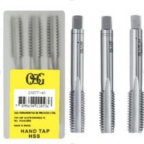 Jogo de Macho 3pçs M6 1,0mm Aço Rápido HSS DIN352 Osg