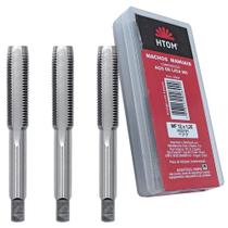 Jogo de Macho Aço Liga Automotivo 12mm x 1,25 03 Peças - HTOM Jogo de Macho Aço Liga Automotivo 12mm x 1,25 03 Peças - HTOM