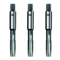 Jogo de Macho Aço Rápido UNC 3/16" x 24 Fios c/ 3 Peças OSG